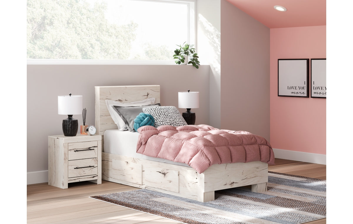 Lawroy Twin Panel Bed with Storage