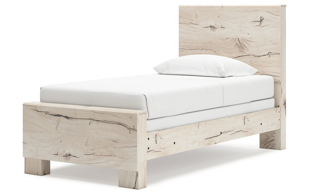 Lawroy Twin Panel Bed, Dresser, Mirror, Chest and Nightstand