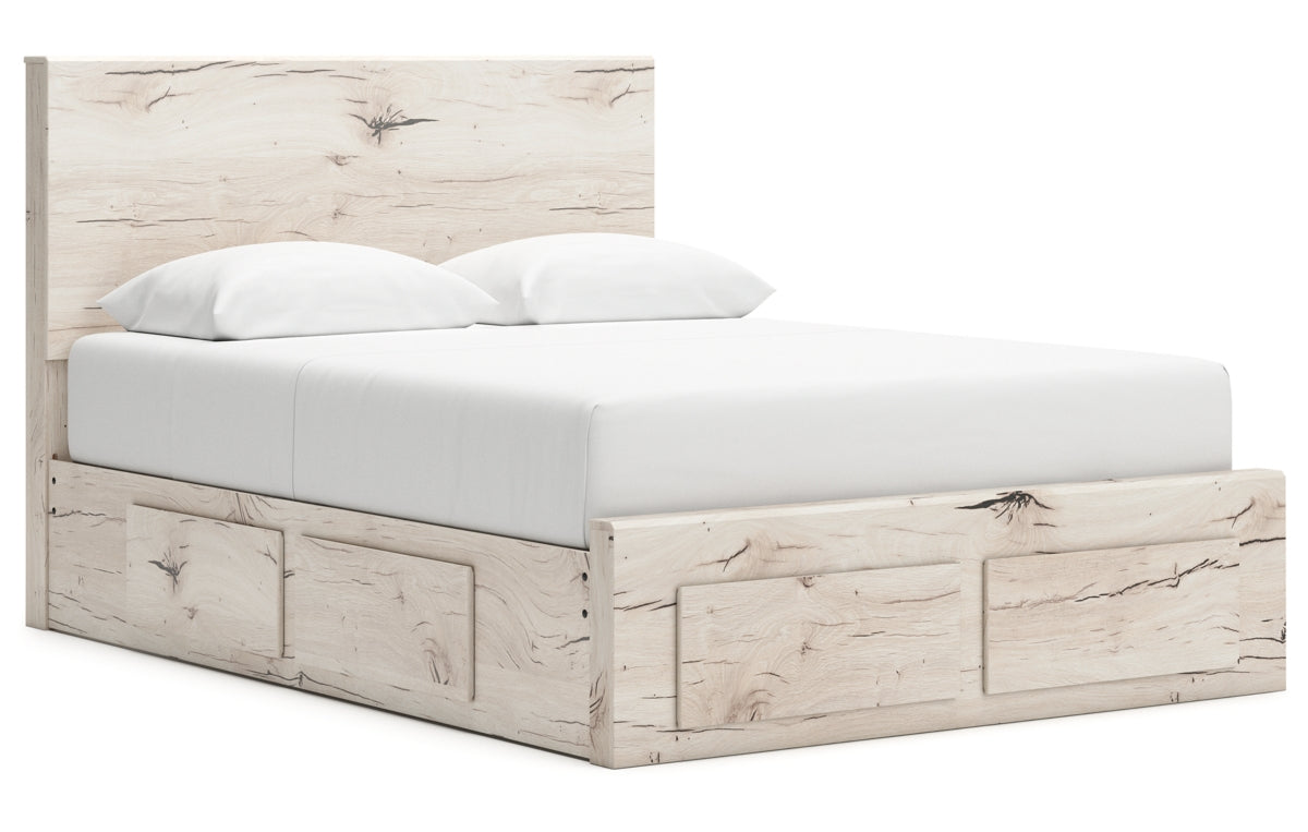 Lawroy Queen Panel Storage Bed, Dresser and Mirror