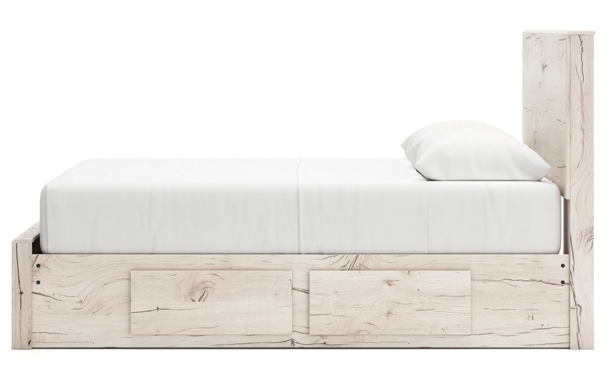Lawroy Queen Panel Storage Bed, Dresser, Mirror and Chest