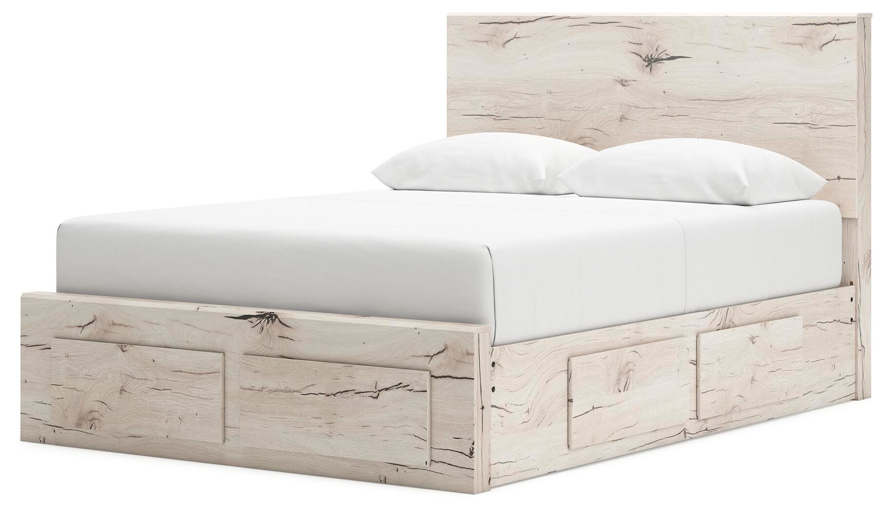 Lawroy Queen Panel Storage Bed, Dresser, Mirror and Chest