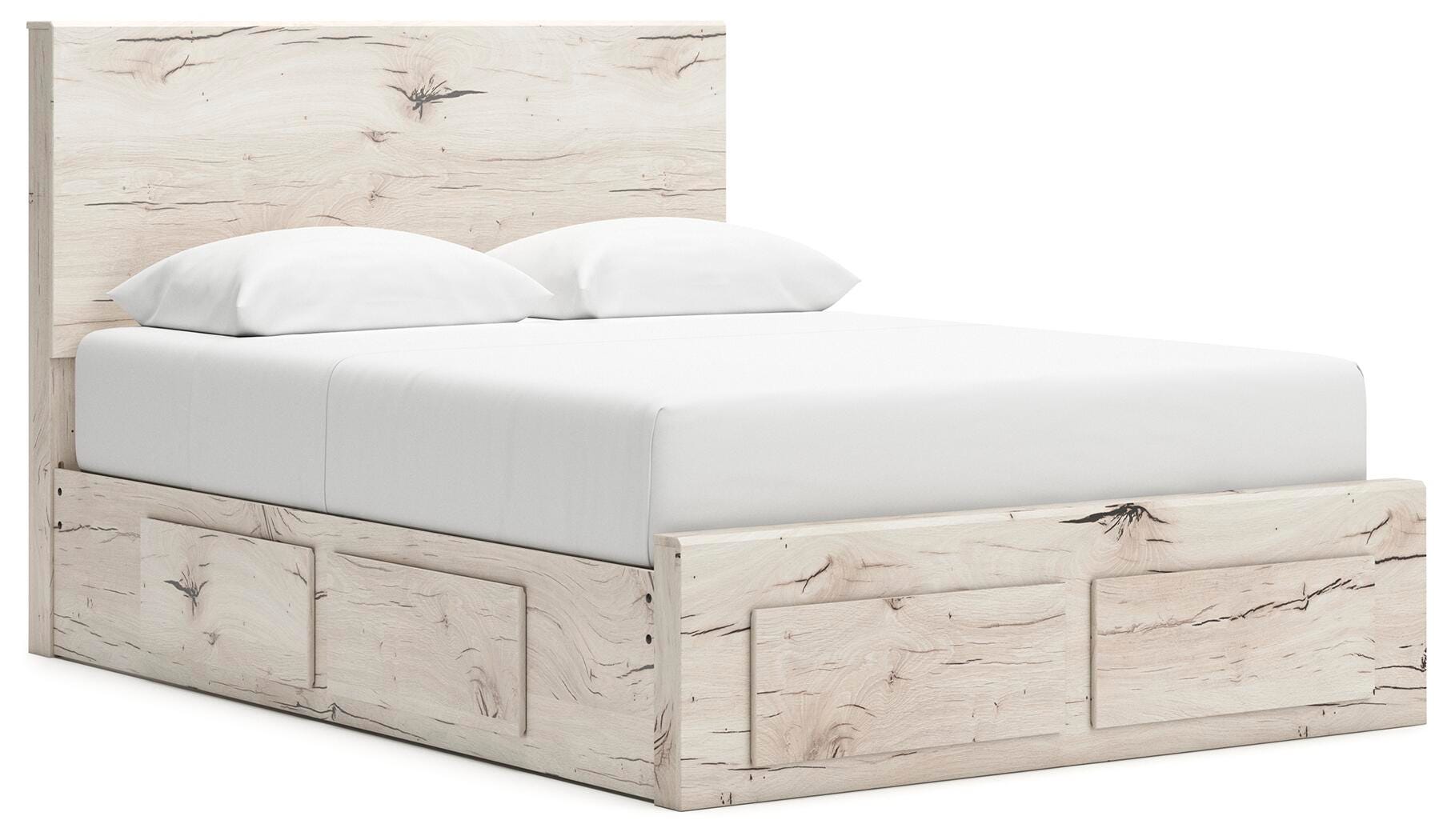 Lawroy Queen Panel Storage Bed, Dresser, Mirror and Chest