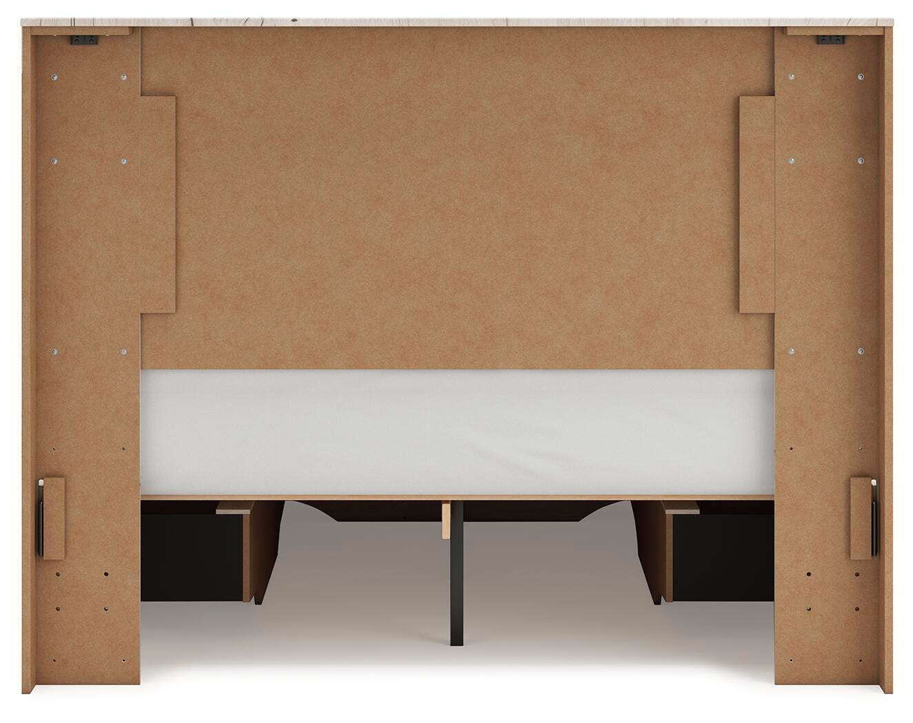 Lawroy Queen Panel Storage Bed, Dresser, Mirror and Chest