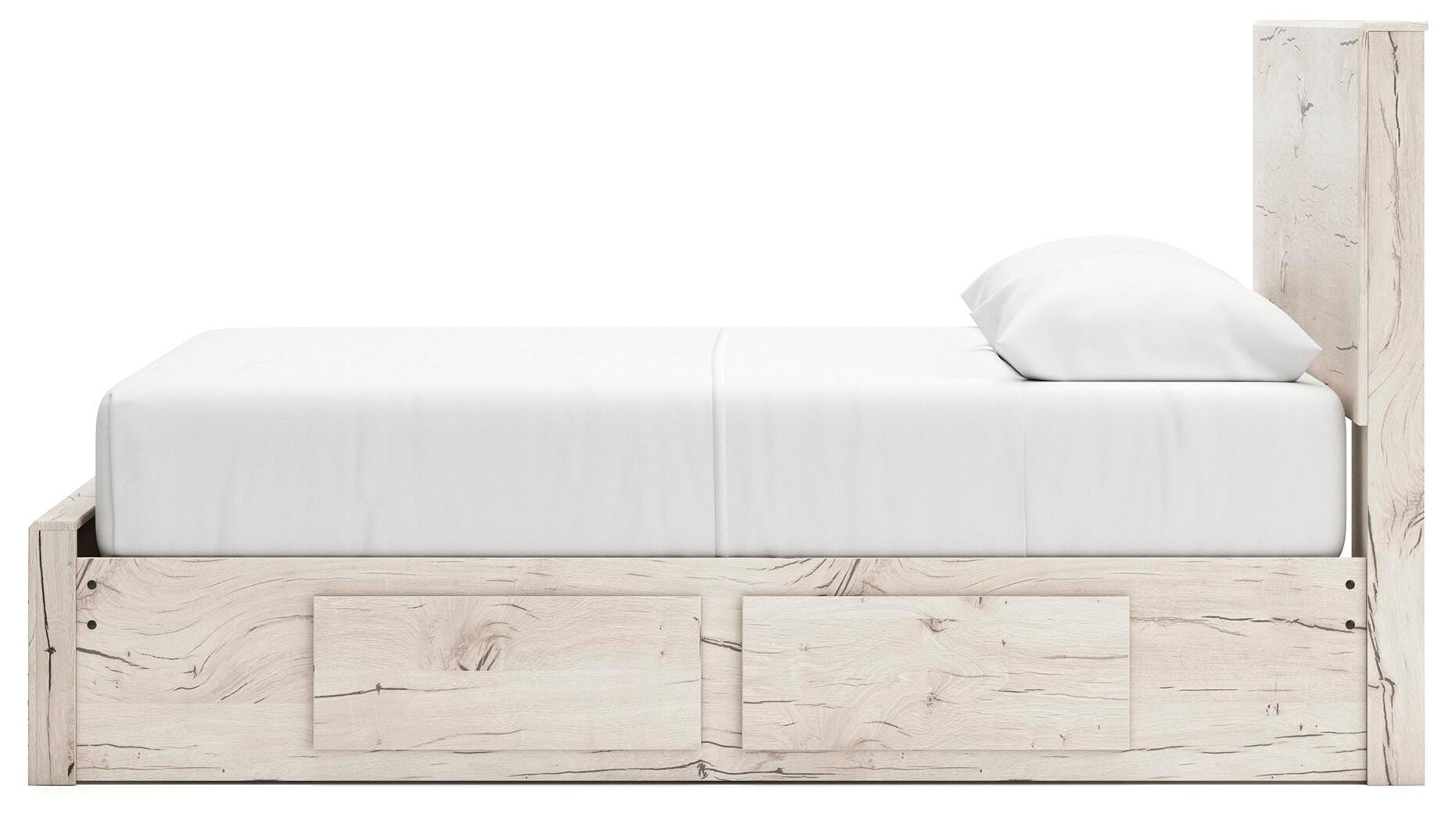 Lawroy Queen Panel Storage Bed, Dresser, Mirror, Chest and Nightstand
