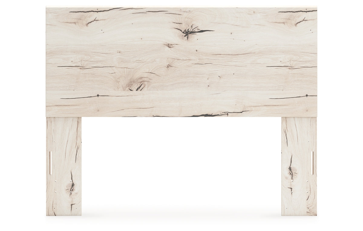 Lawroy Queen Panel Headboard with Mirrored Dresser and Chest