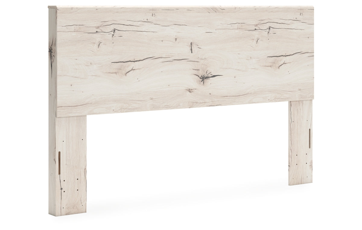 Lawroy King Panel Headboard with Mirrored Dresser and Nightstand