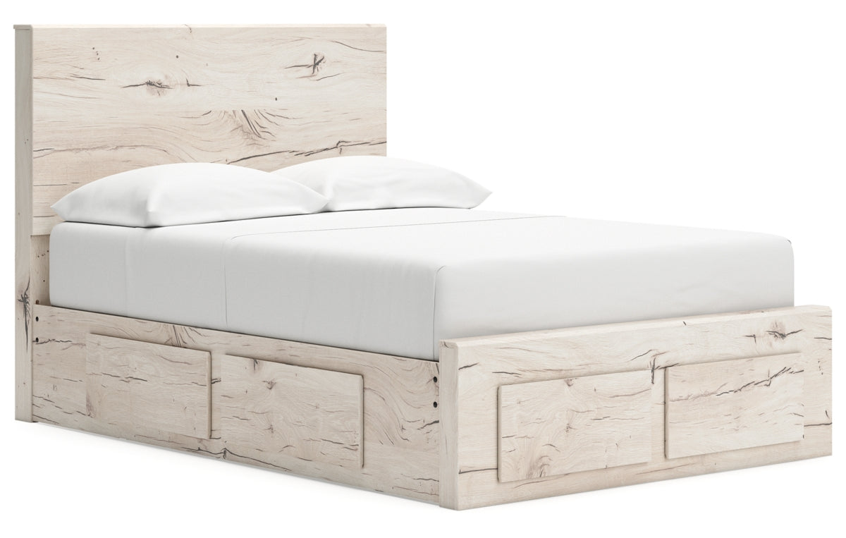 Lawroy Full Panel Storage Bed, Dresser, Mirror and Chest