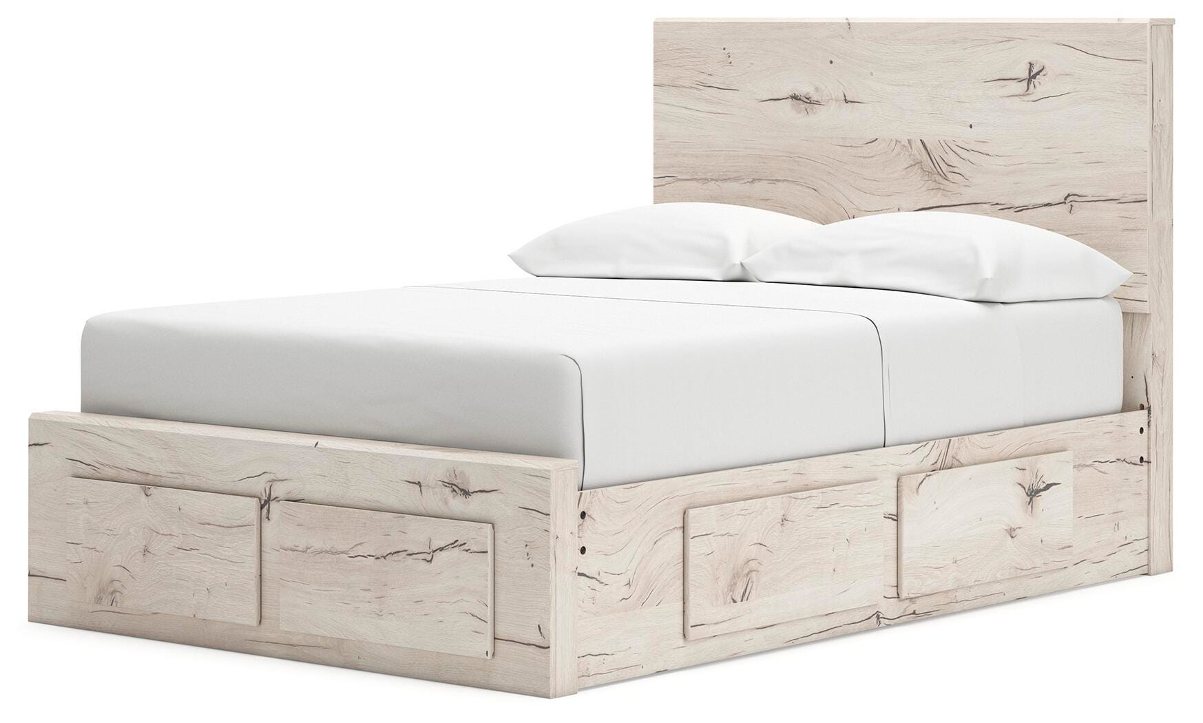 Lawroy Full Panel Storage Bed, Dresser, Mirror and Chest