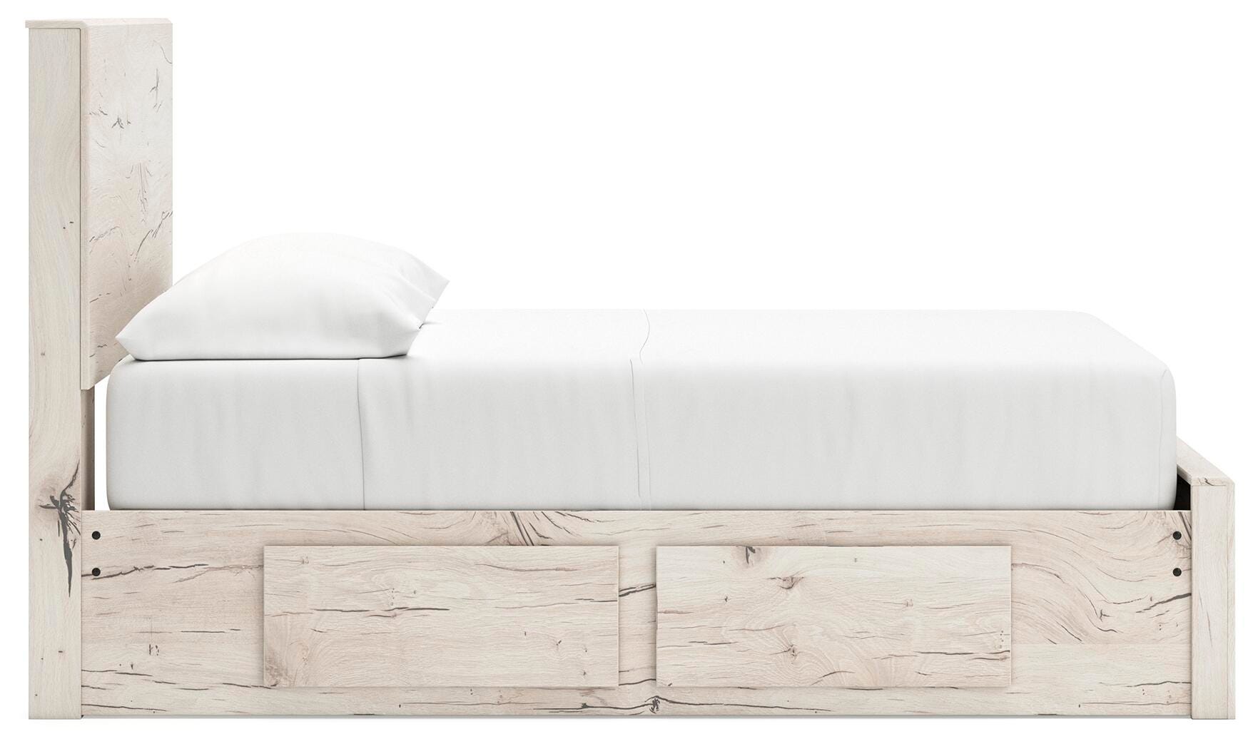 Lawroy Full Panel Storage Bed, Dresser, Mirror and Chest