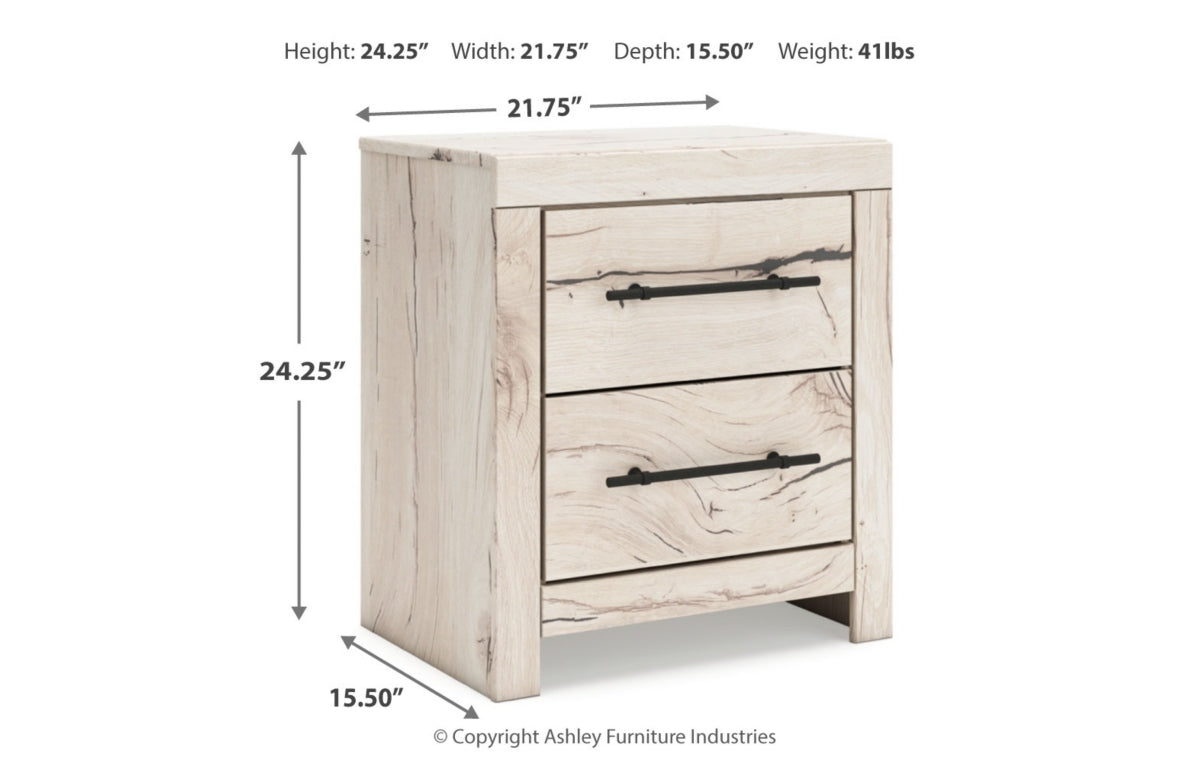 Lawroy Twin Panel Bed with Storage, Dresser, Mirror, Chest and Nightstand