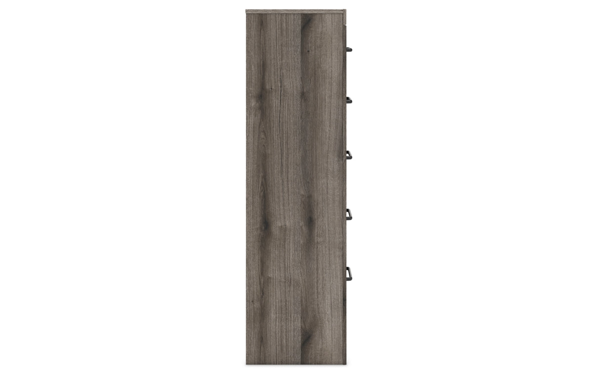 Graystorm Full Panel Bed, Dresser, Mirror and Chest