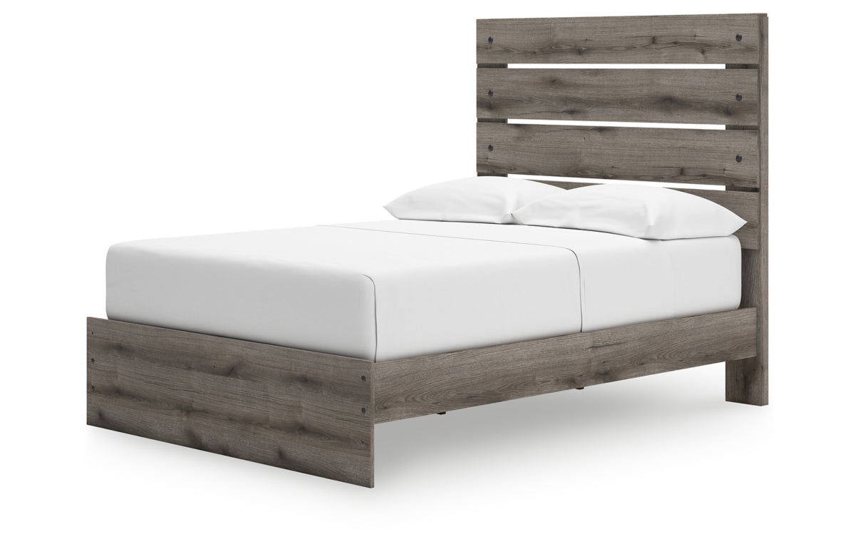 Graystorm Full Panel Storage Bed, Dresser and Mirror
