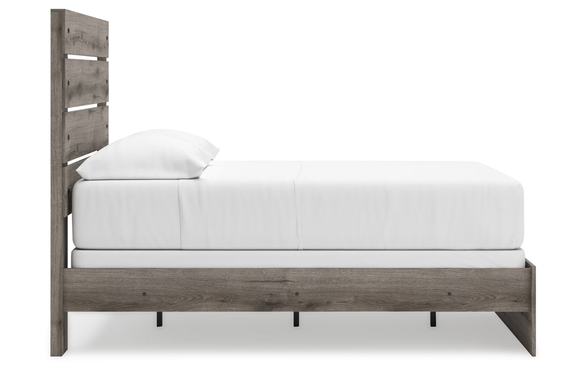 Graystorm Full Panel Bed, Dresser, Mirror and Nightstand