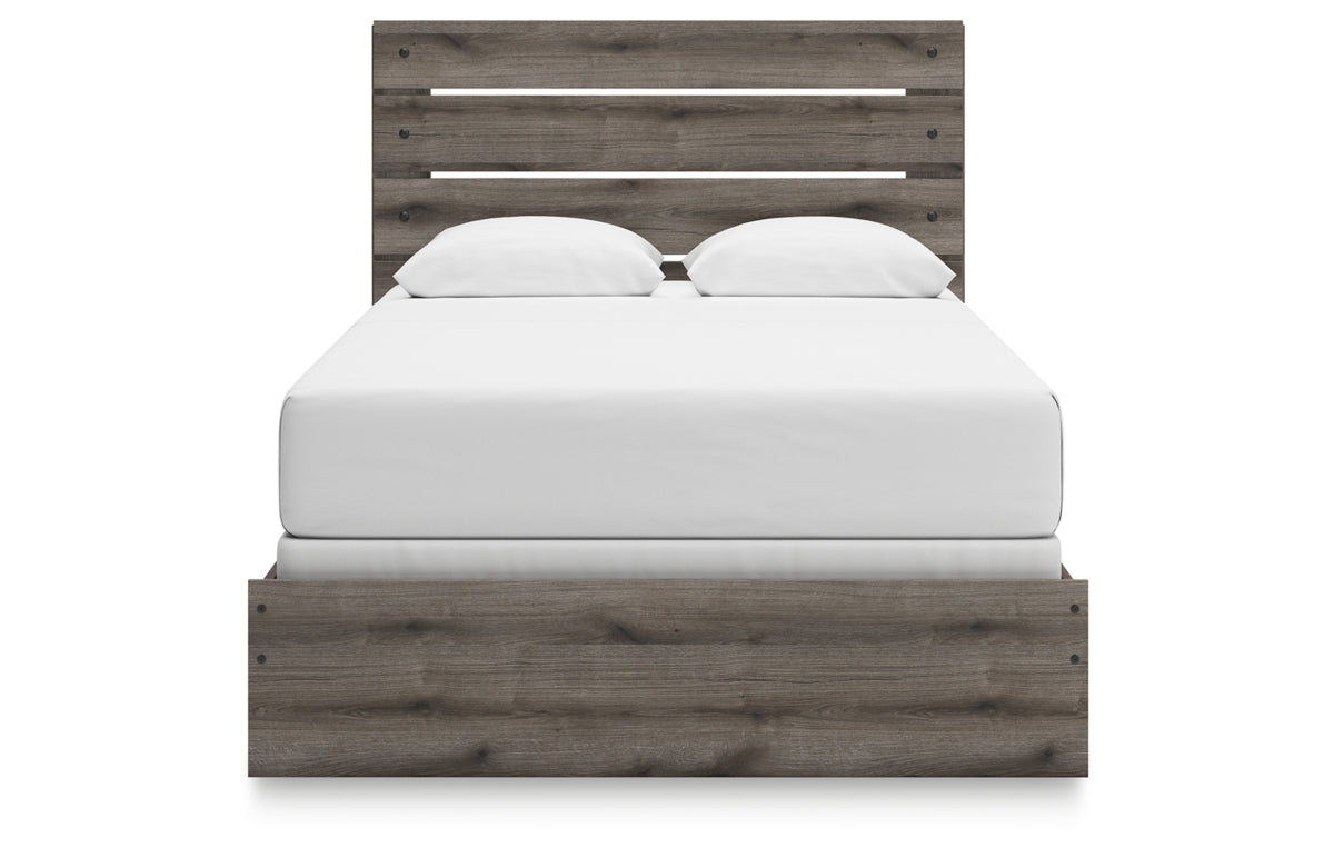 Graystorm Queen Panel Bed, Dresser and Mirror