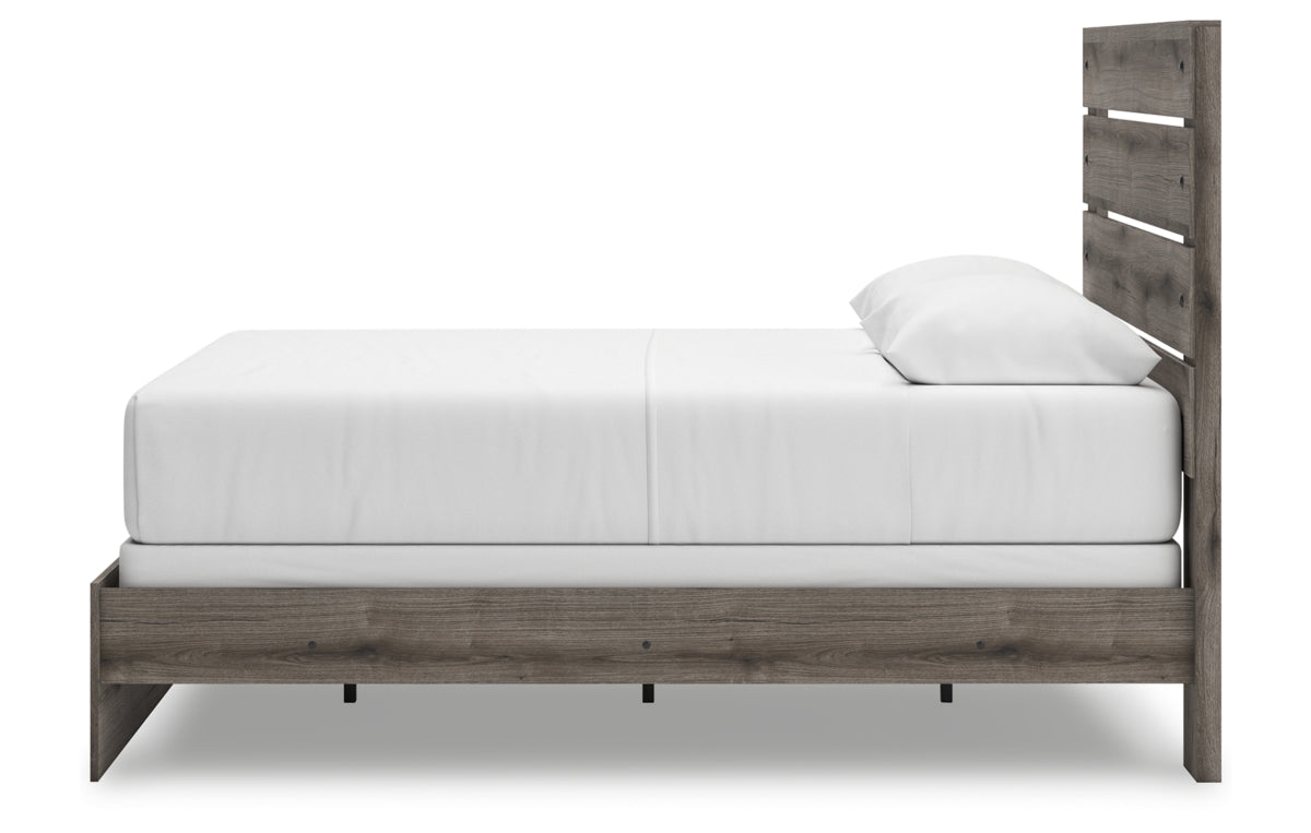 Graystorm Queen Panel Bed, Dresser, Mirror and Nightstand
