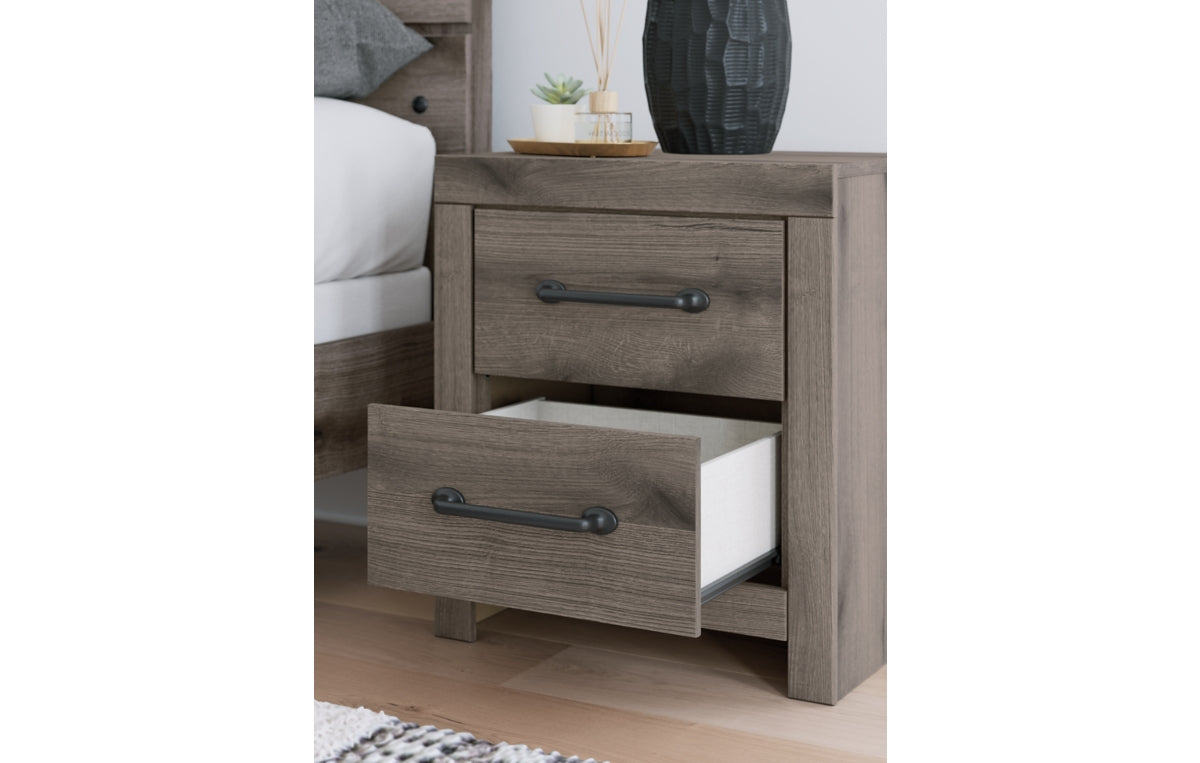 Graystorm Full Panel Bed, Dresser, Mirror, Chest and Nightstand