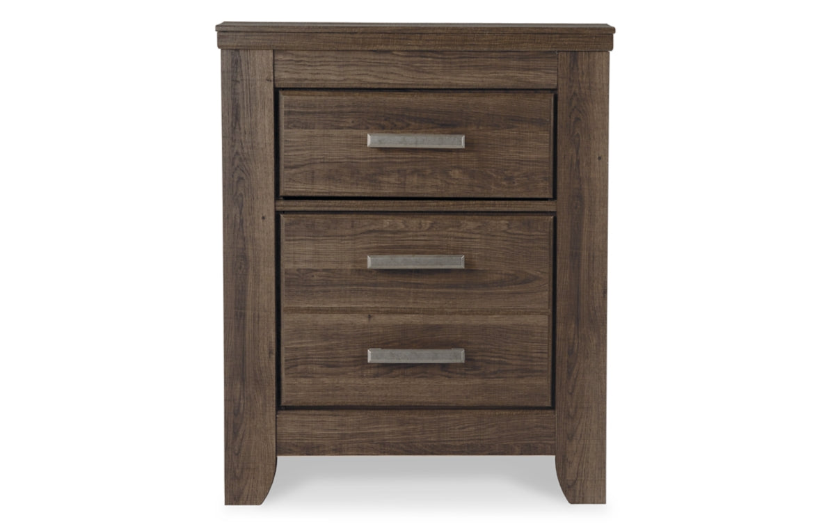 Juararo Queen Panel Headboard with Mirrored Dresser, Chest and Nightstand