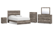 Ralinksi Queen Panel Bed, Dresser, Mirror, Chest and Nightstand
