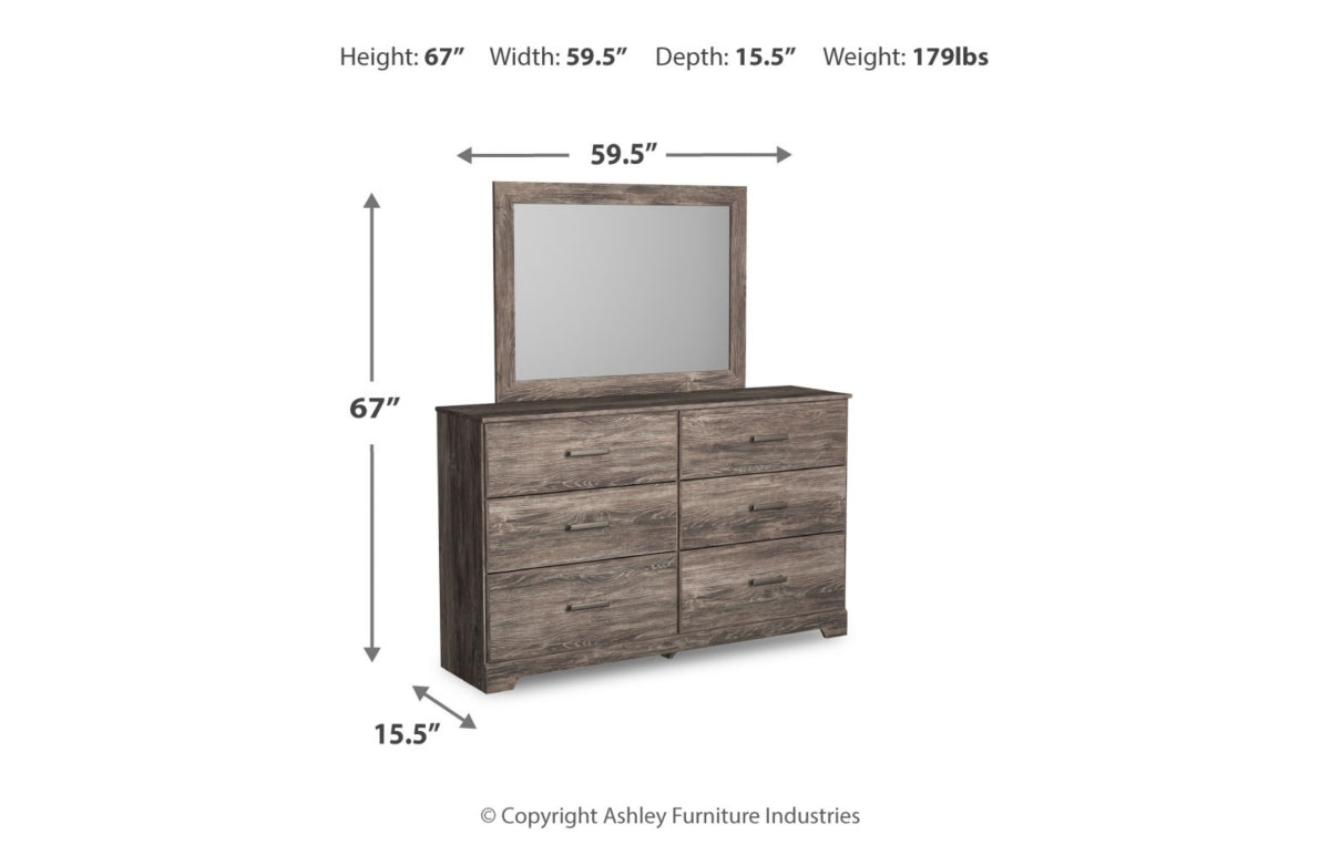 Ralinksi Full Panel Bed, Dresser, Mirror and Chest