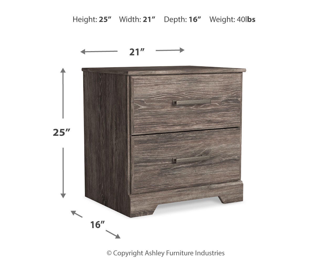 Ralinksi Twin Panel Bed, Dresser, Mirror and Nightstand