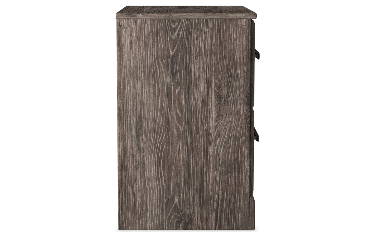 Ralinksi Twin Panel Bed with Mirrored Dresser, Chest and Nightstand