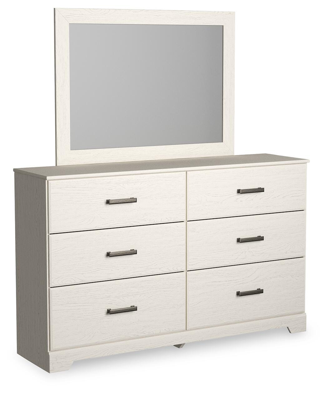 Stelsie Twin Panel Bed, Dresser, Mirror and Nightstand