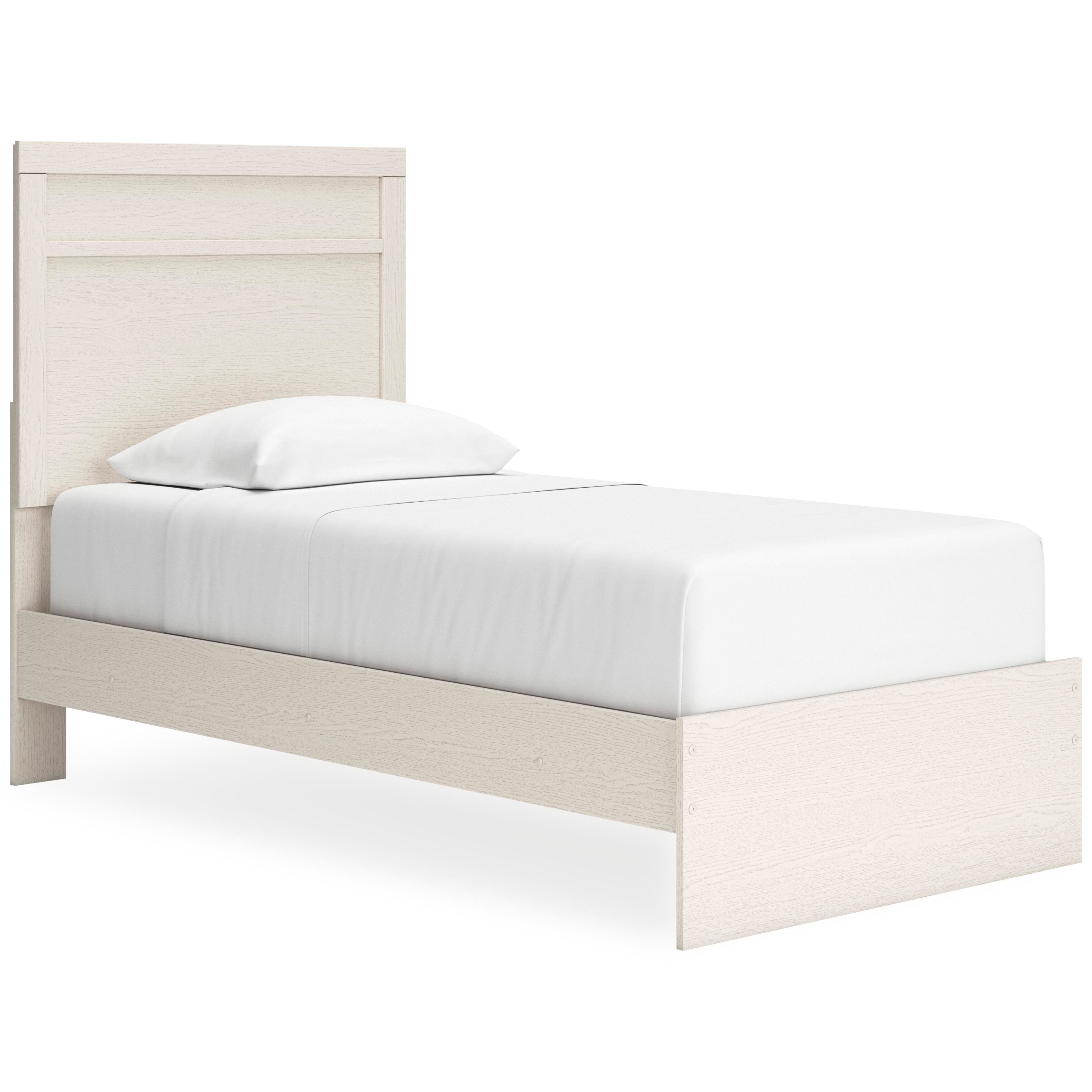 Stelsie Twin Panel Bed, Dresser, Mirror and Nightstand