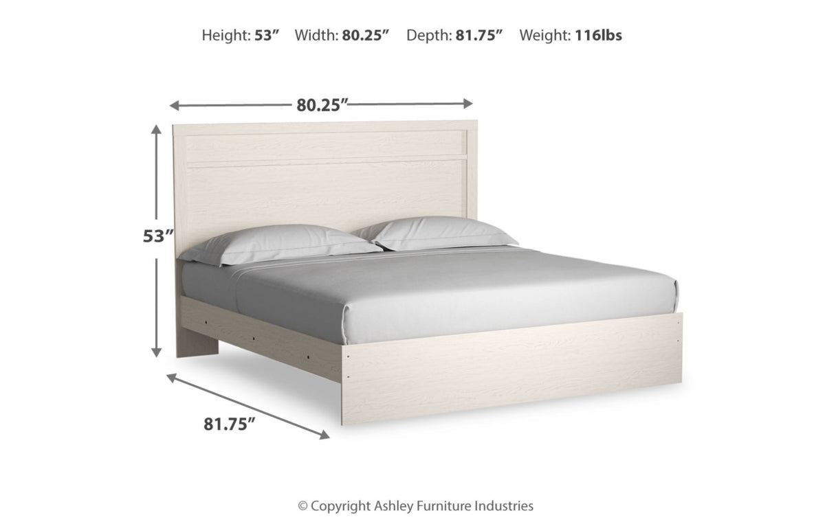 Stelsie King Panel Bed