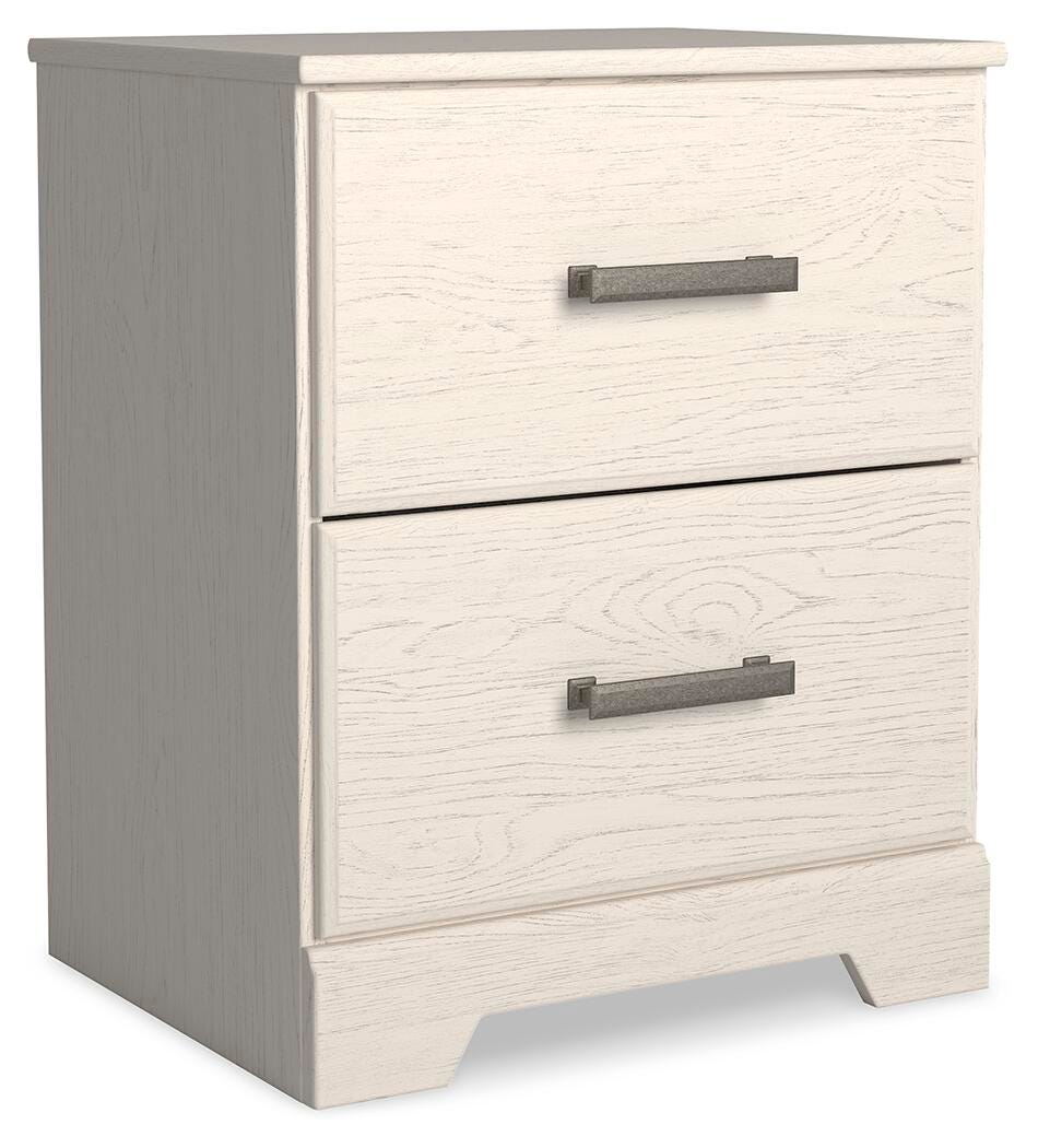 Stelsie Twin Panel Bed, Dresser, Mirror and Nightstand