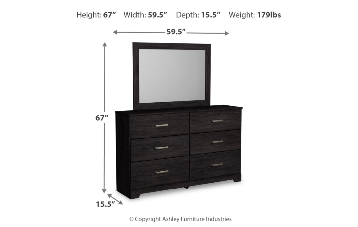 Belachime Dresser and Mirror