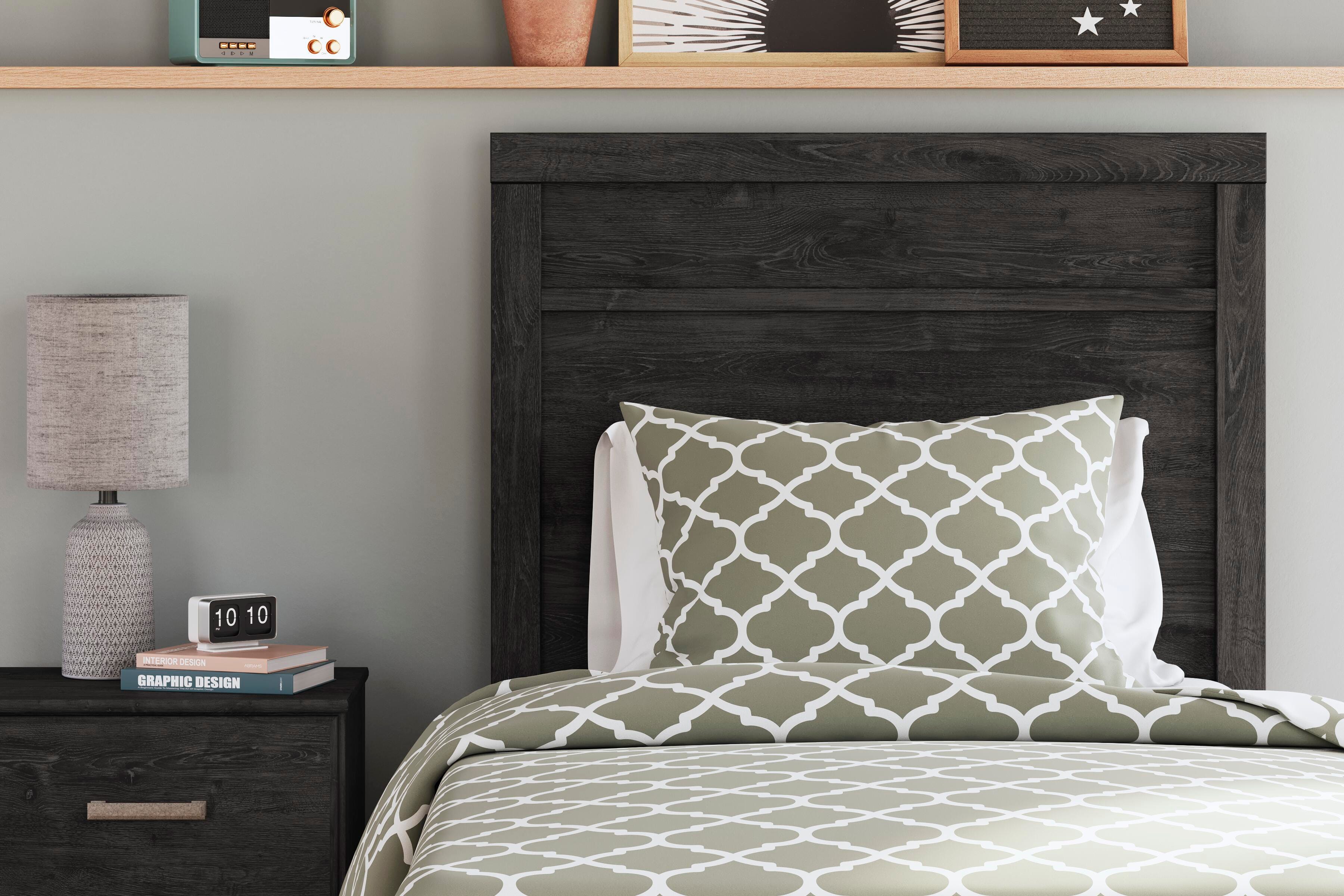Belachime Twin Panel Bed, Dresser, Mirror and Nightstand