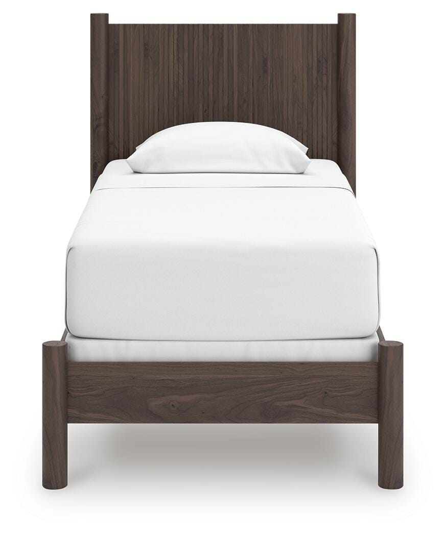 Pamytta Twin Panel Bed, Dresser, Mirror and Chest