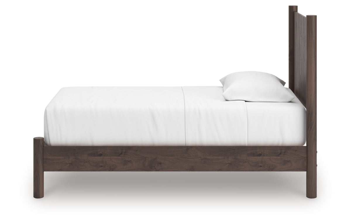 Pamytta Twin Panel Platform Bed, Dresser, Mirror, Chest and Nightstand