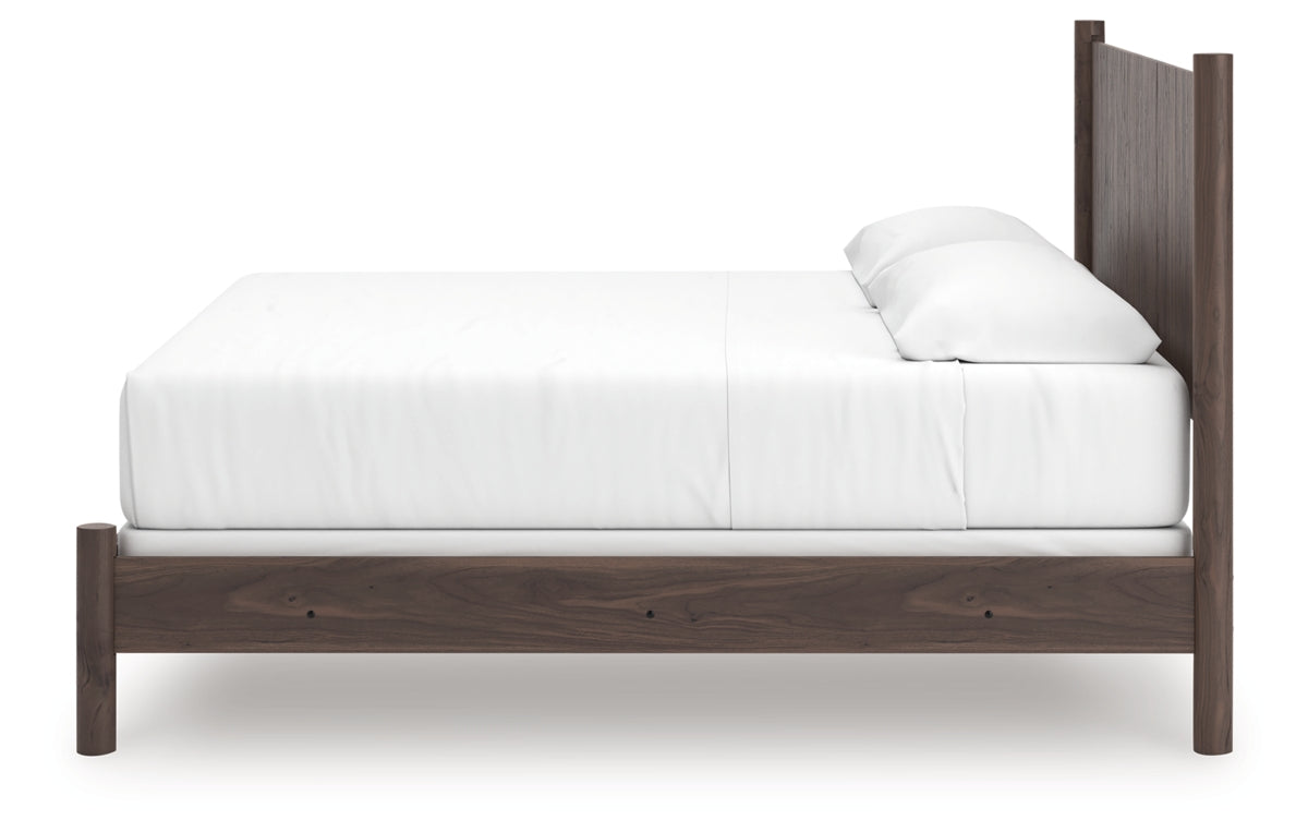 Pamytta King Panel Bed, Dresser, Mirror, Chest and Nightstand