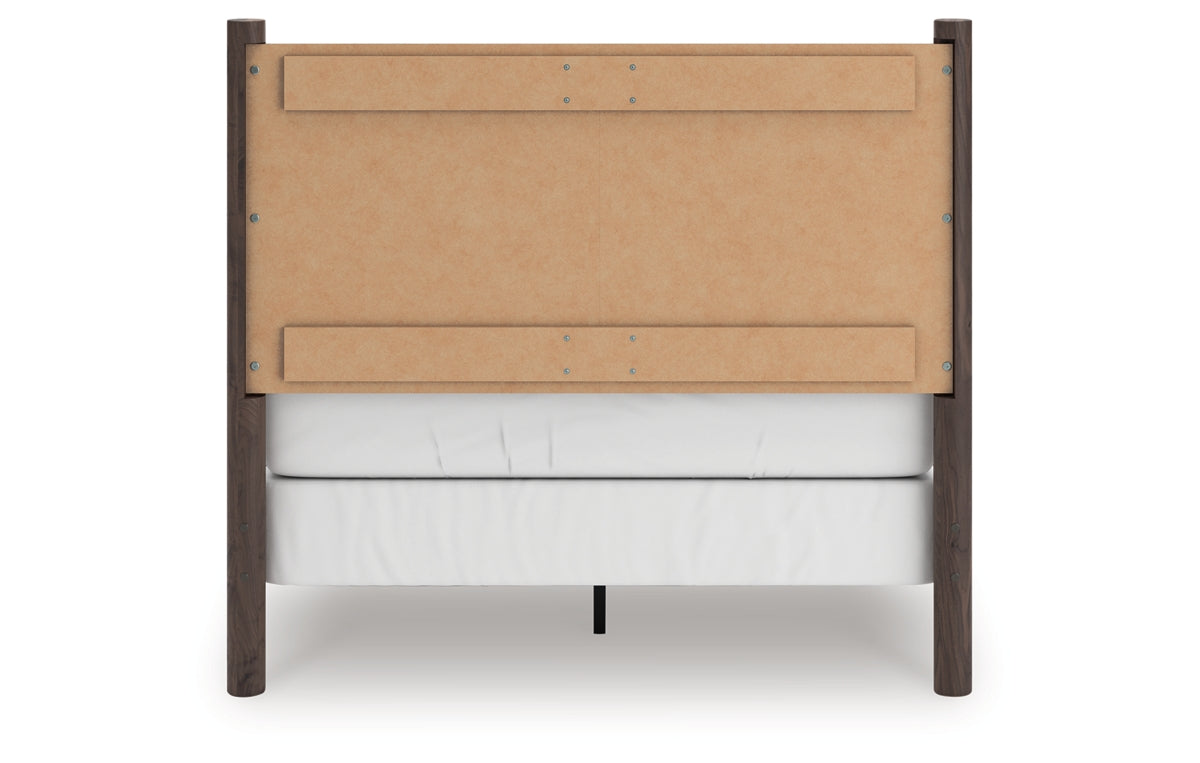 Pamytta Full Panel Bed, Dresser, Mirror and Chest