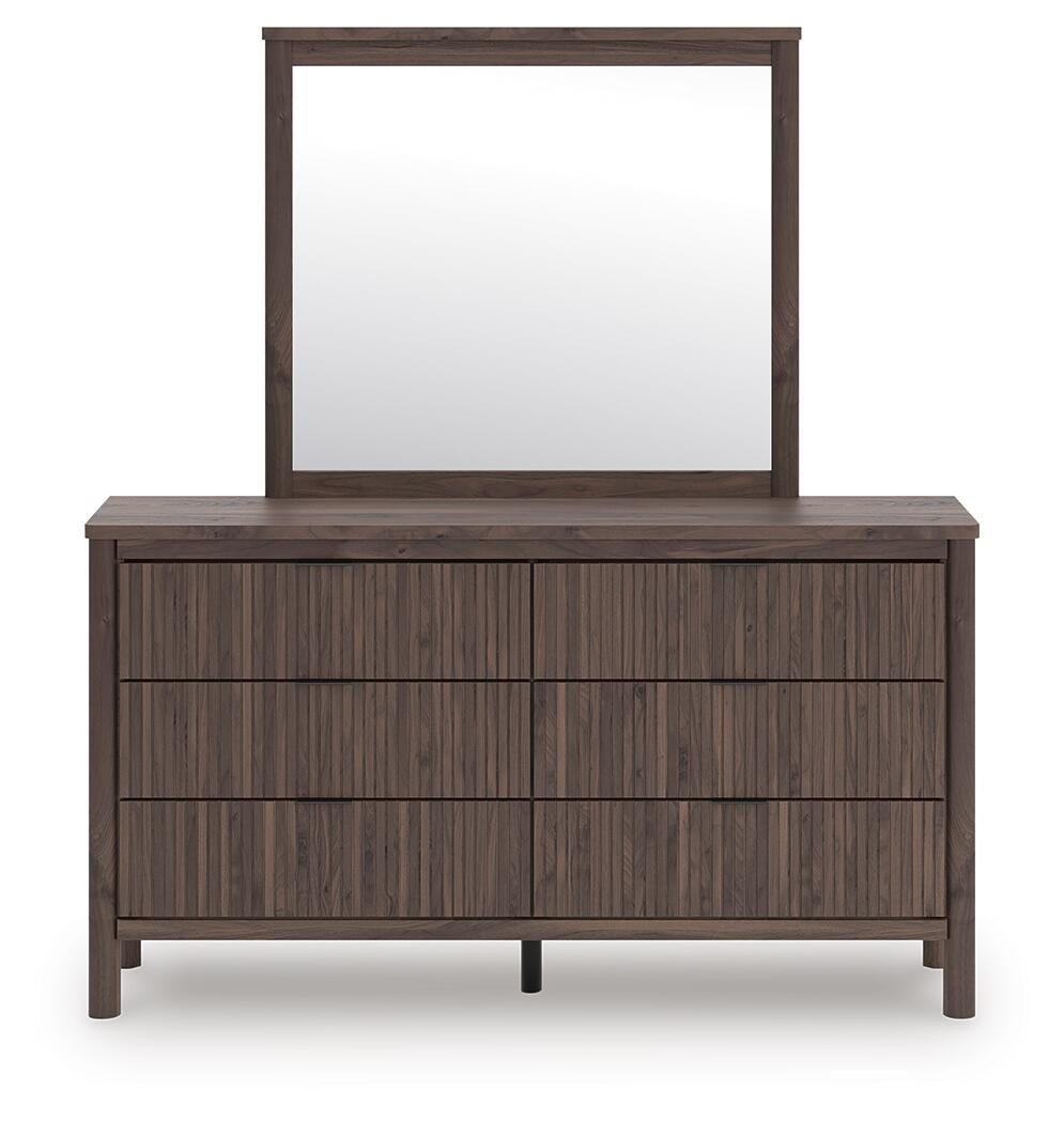 Pamytta Twin Panel Bed, Dresser, Mirror and Chest