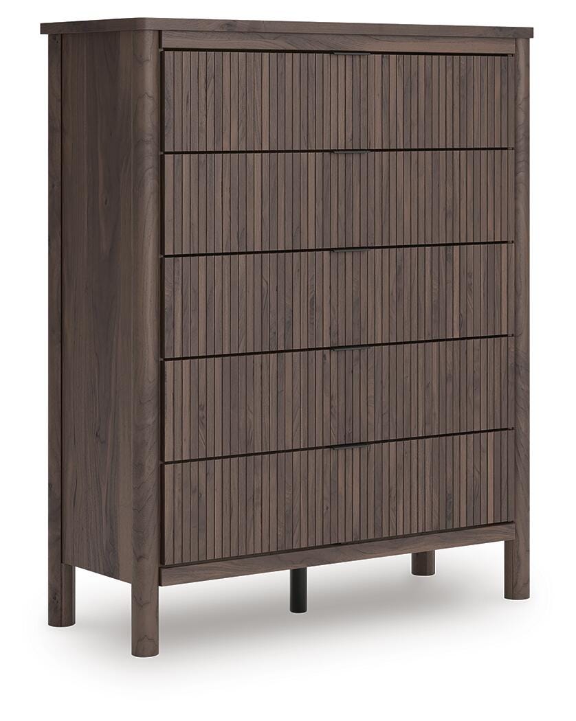 Pamytta Twin Panel Bed, Dresser, Mirror and Chest