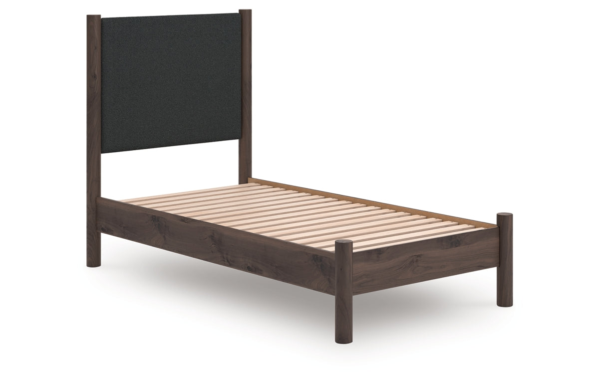 Pamytta Twin Upholstered Panel Platform Bed