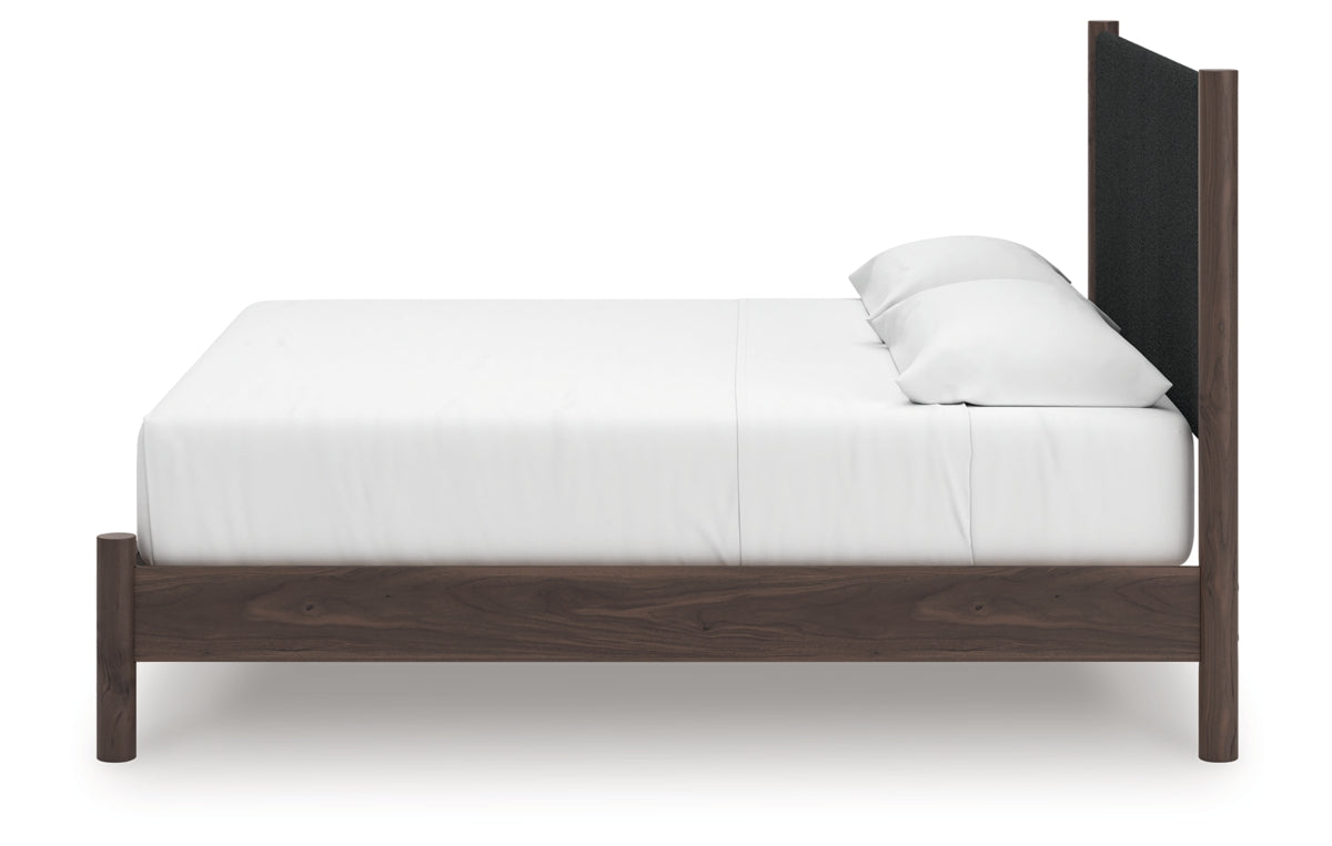 Pamytta King Upholstered Panel Platform Bed