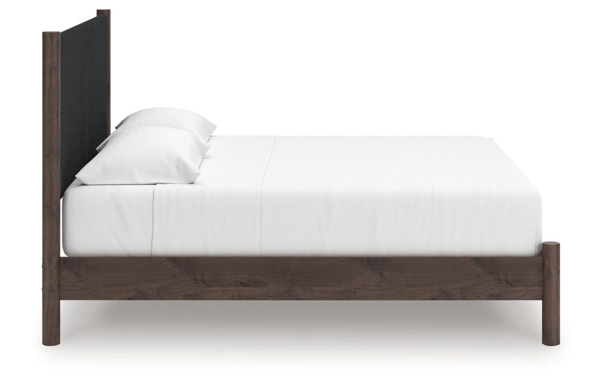 Pamytta King Upholstered Panel Platform Bed