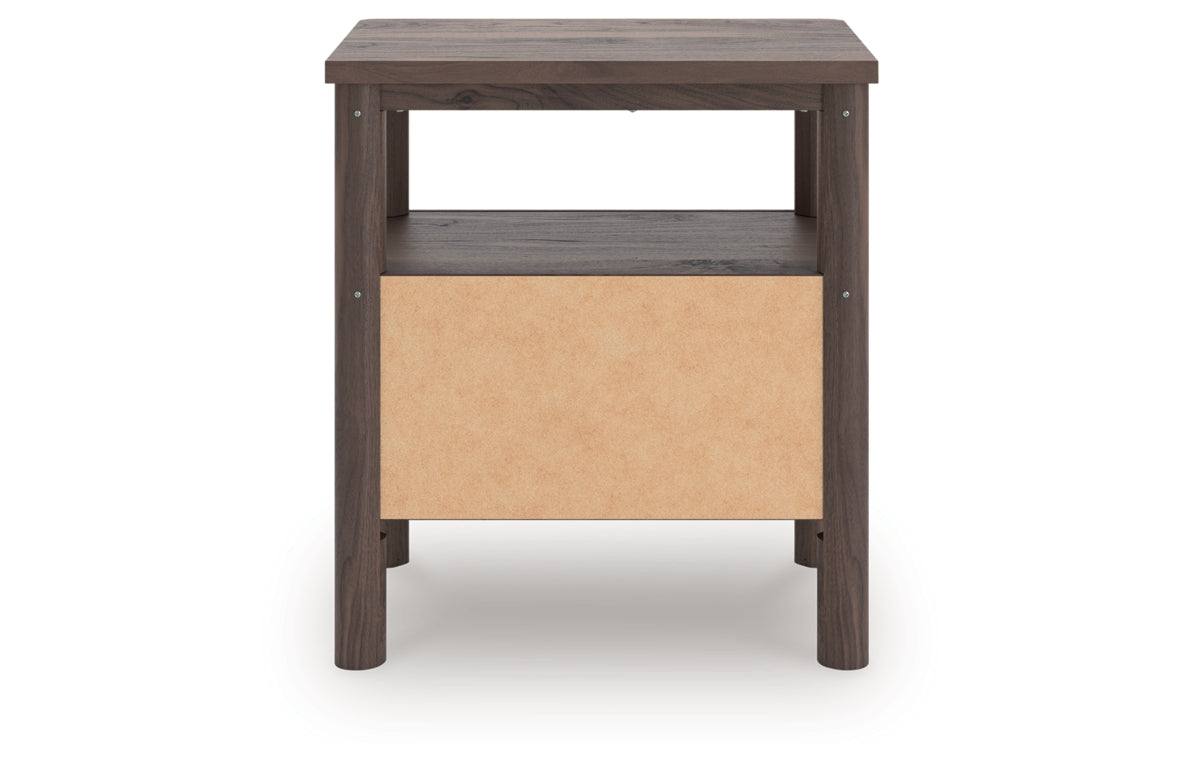 Pamytta King Upholstered Panel Bed, Dresser, Mirror, Chest and Nightstand