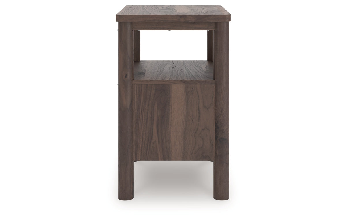Pamytta King Upholstered Panel Bed, Dresser, Mirror, Chest and Nightstand