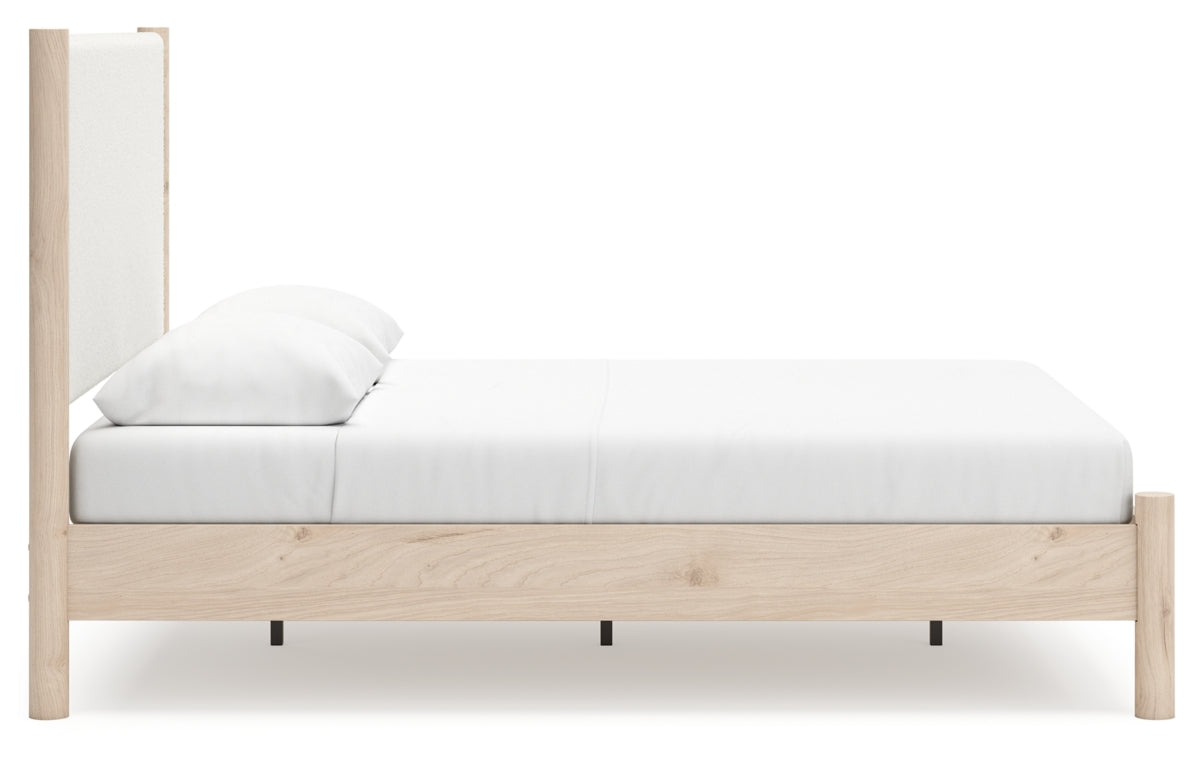 Cadmori Queen Upholstered Panel Bed