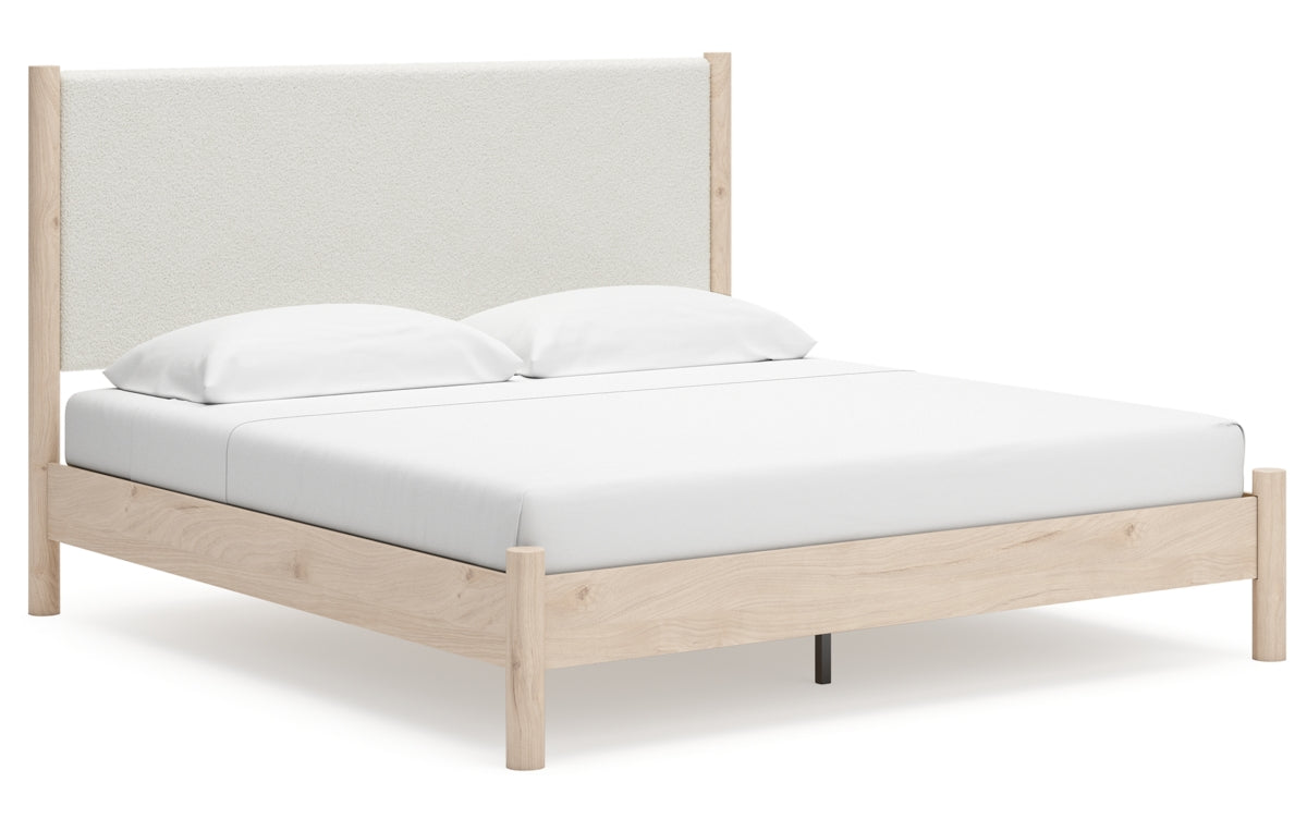 Cadmori King Upholstered Panel Bed