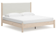 Cadmori King Upholstered Panel Bed