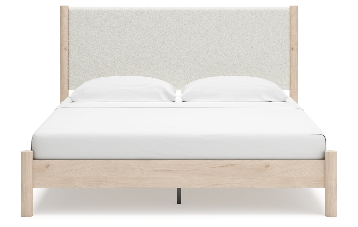 Cadmori King Upholstered Panel Bed