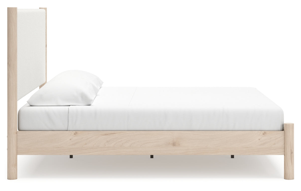 Cadmori King Upholstered Panel Bed