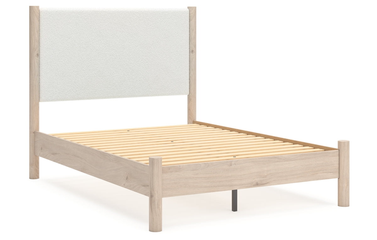 Cadmori Full Upholstered Panel Bed