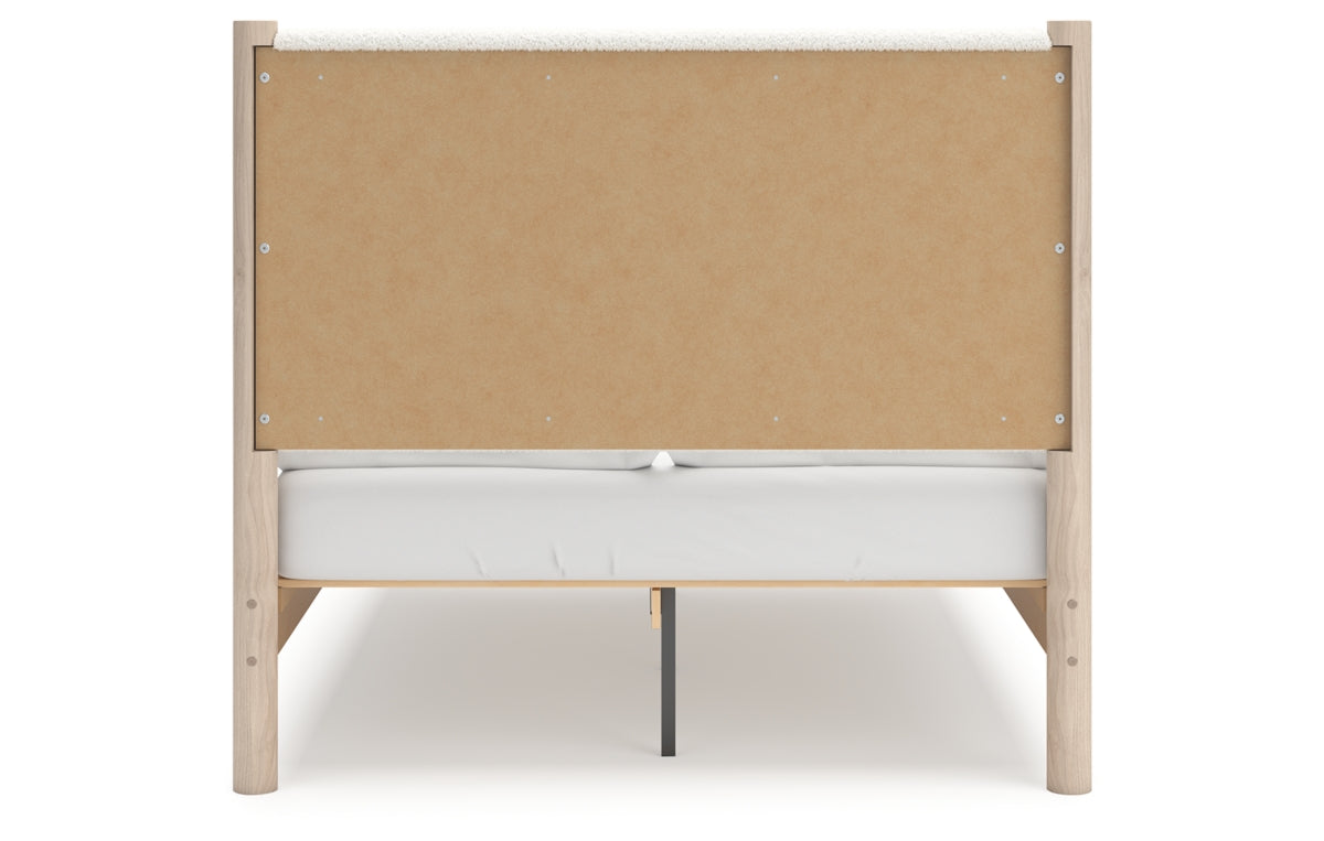 Cadmori Full Upholstered Panel Bed
