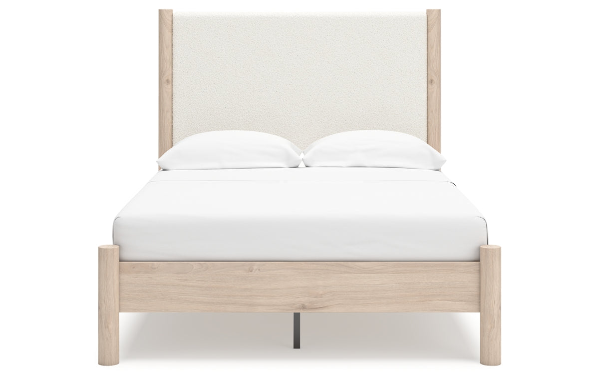 Cadmori Full Upholstered Panel Bed